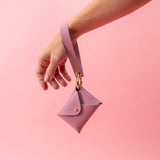 Peony Matte Vachetta Leather Wristlet Wallet Set