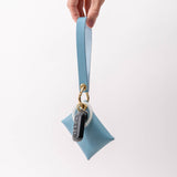 Sky Matte Vachetta Leather Wristlet Wallet Set