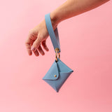 Sky Matte Vachetta Leather Wristlet Wallet Set