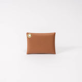 Brownstone Brown Pebbled Leather Card Wallet