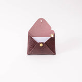 Bordeaux Dollaro Leather Card Wallet
