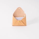 Natural Hatch Leather Card Wallet