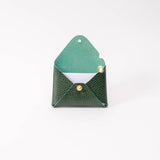 Emerald Dollaro Leather Card Wallet