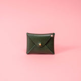 Emerald Dollaro Leather Card Wallet