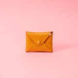 Goldenrod Dollaro Leather Card Wallet