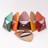 Bordeaux Dollaro Leather Card Wallet