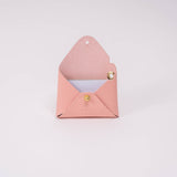 Cherry Blossom Matte Vachetta Leather Card Wallet