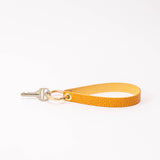 Goldenrod Dollaro Leather Wristlet