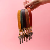 Emerald Dollaro Leather Wristlet