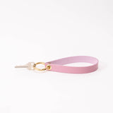 Peony Matte Vachetta Leather Wristlet