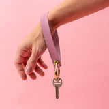 Peony Matte Vachetta Leather Wristlet