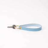 Sky Matte Vachetta Leather Wristlet