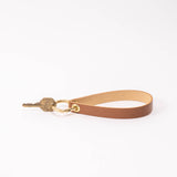 Brownstone Brown Pebbled Leather Wristlet