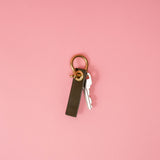 Olive Green Key Tag